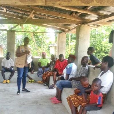 Health and Hygiene training in progress